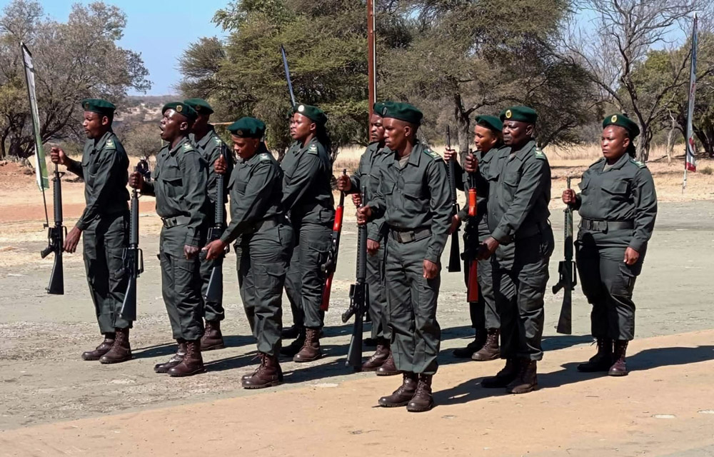 Rangers in the North West Province grasslands