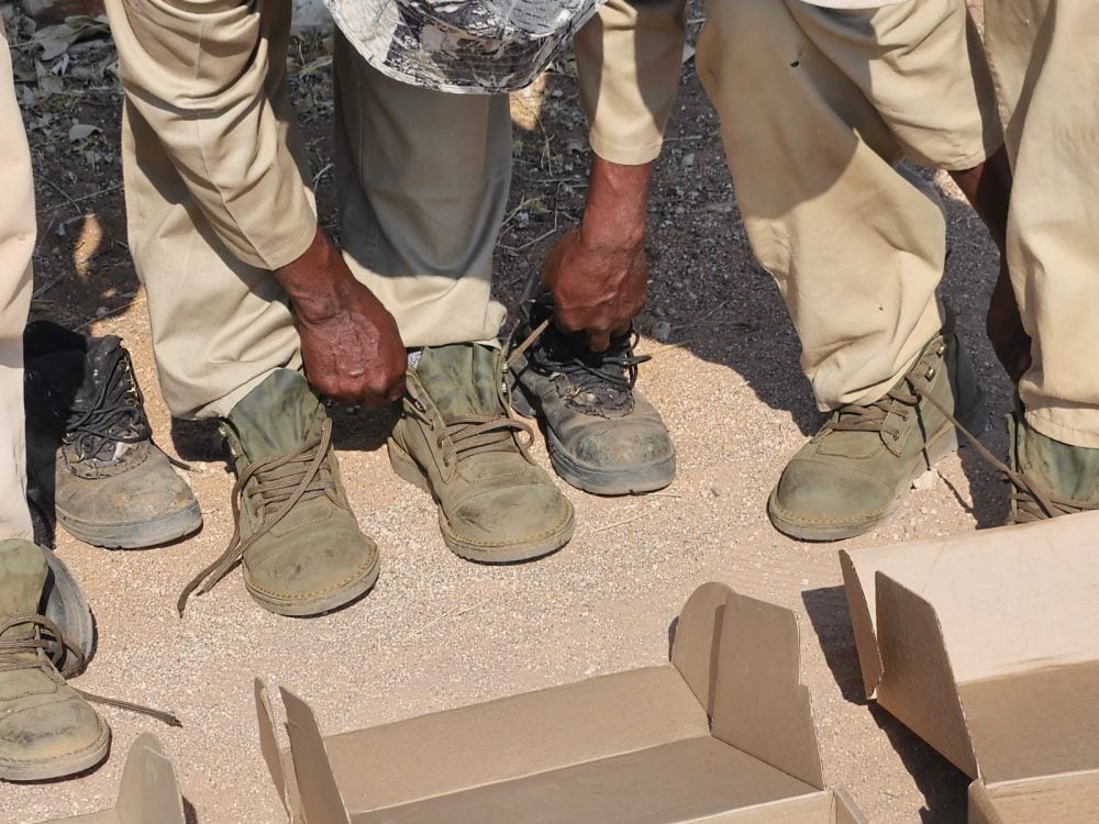 Rangers lacing up their new Jim Green boots